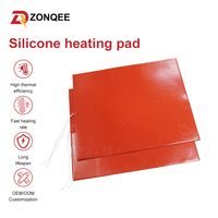 Nouveau coussin chauffant flexible en caoutchouc silicone 12V 24V, spécifiquement conçu pour le chauffage de surface des pompes et moteurs dans les industries agricoles