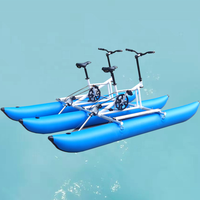 Vélo aquatique gonflable en aluminium pour deux personnes, design coloré pour les activités de loisirs estivales, certifié CE, jusqu'à 5 passagers