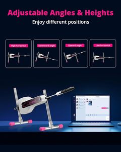 Para <span class=keywords><strong>Mini</strong></span> máquina sexual, consolador de empuje con Control remoto para mujeres, punto G, estimulación <span class=keywords><strong>Anal</strong></span>, enchufe, 10 velocidades, 50dB, caja de Color de ruido - Product Image 4