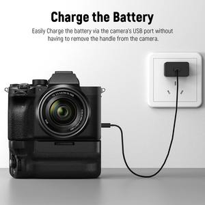 Poignée de batterie verticale <span class=keywords><strong>NEEWER</strong></span> de remplacement pour VG-C4EM, compatible avec les appareils photo A7R V, A7R IV, A9 II, A7 IV, A7S III, A1, BG A7IV - Product Image 6