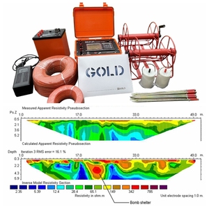 2D çok elektrotlu direnç ve IP anket aleti jeofizik ERT görüntüleme ekipmanı özdirenç tomografi yöntemi - Product Image 3