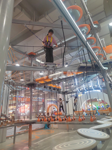 Solution clé en main certifiée ASTM sur le thème de l'espace, équipement de terrain de jeux intérieur interactif intelligent pour enfants avec <span class=keywords><strong>parc</strong></span> de trampolines - Product Image 4