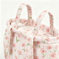 Sac de rangement portable matelassé OEM tendance pour couches et biberons, sac de voyage suspendu multifonctionnel pour poussette