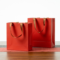 Sac fourre-tout de luxe en papier d'art pour cadeaux, personnalisé avec logo, blanc, coloré, imprimé, recyclable, pour bougies et artisanat, idéal pour le shopping - Vente en gros