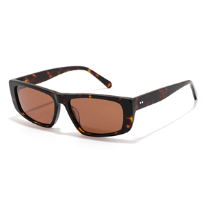White Rectangle <b>Sunglasses</b> Full Rim Solid Frame Anti-Uv Protection Unisex Adults Lightweight Modern Style - Product Image 5
