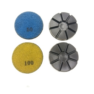 Discos de resina de etiquetado negro integral OEM personalizables para una dureza de hormigón media para uso en seco y húmedo entre 2 y - Product Image 4