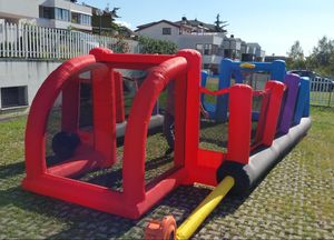 Cancha de Fútbol, Voleibol y Fútbol Americano <span class=keywords><strong>Inflable</strong></span> 3 en 1 de <span class=keywords><strong>Happy</strong></span> <span class=keywords><strong>Hop</strong></span> a Precio de Fábrica, Ideal para el Entretenimiento Infantil - Product Image 4