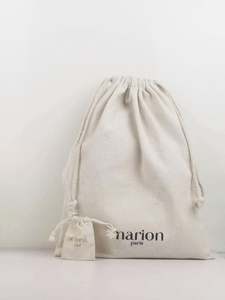 Sac cadeau en toile de coton en gros, sac à cordon en coton pour la promotion - Product Image 6