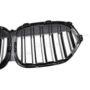 Calandre de pare-chocs avant pour BMW X1 F48 LCI 2020 - 2022, aspect fibre de carbone, style M Performance, pièces de rechange pour calandre de course - Product Image 5