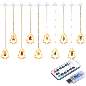 Ringförmige LED-Lichterkette IP44 Niederspannung USB für Zuhause Schlafzimmer Fenster Feiertage Party Weihnachtsdekoration - Product Image 6