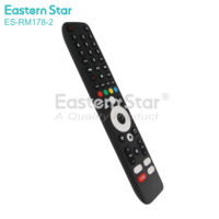 Télécommande vocale de remplacement ES-RM178-2 compatible avec les téléviseurs intelligents LED 4K Ultra HD Tu Tu 43N1 24F1 32Q1 40Q1