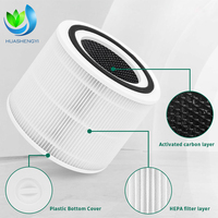 Filter Udara Pembersih Udara untuk Rumah Kompatibel dengan Levoit Core 300 P350 True HEPA Karbon Aktif 4 Pack Langsung dari Pabrik