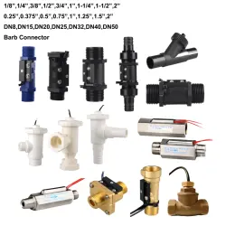 Durable FS-2P-X-2N PVC Liquid Flow <b>Switch</b> G1/4 Inch Two-<b>Wire</b> Water Flow Sensor Float <b>Switch</b> Smart Fluid <b>Control</b> Systems - Product Image 5