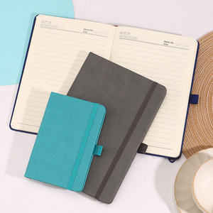 Cuaderno de cuero PU de tamaño 2025 A5 con logotipo personalizado estilo de tapa dura páginas forradas coloridas costura encuadernación diario Bloc de notas - Product Image 3