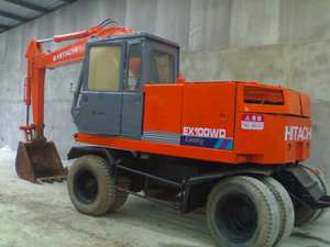 Excavatrice utilisée bon marché d'excavatrice de EX100W-1 du Japon Hitachi excavatrice de Hitachi EX100wd 10ton - Product Image 6