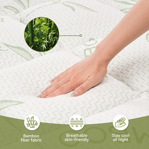 Polyester Luxury Knitted <b>Bed</b> Mat Mattress Protector Fitted Sheet Quilted Thick <b>Pad</b> Cover Home Hospital All-Season Vacuum Packed - Product Image 4