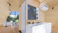 CDPH-Contenedor de lujo moderno de 2 plantas, casa prefabricada, casa prefabricada, edificios pequeños, casa triangular lista para enviar
