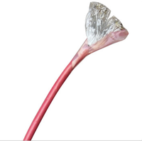 AFR250 Tetrafluoro Film Enveloppé Fil Haute Température Plaqué Argent 0.08mm Ligne d'Aviation Souple 32AWG ~ 14AWG Câble PTFE