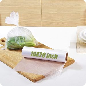 ถุงพลาสติกใสแบบม้วน Easily Life ขนาด 16 x 20 นิ้ว 350 ใบ พร้อมเชือกรูด สำหรับเก็บอาหาร - Product Image 2