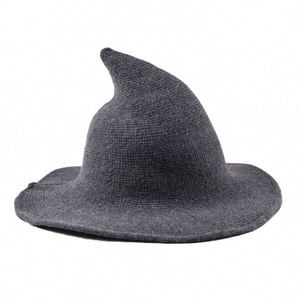 Chapeau de sorcière unisexe style Dobby, bonnet en laine tricotée, accessoire de costume pour l'hiver, Halloween, fête, mascarade, cosplay, décontracté, pêche, plage - Product Image 4