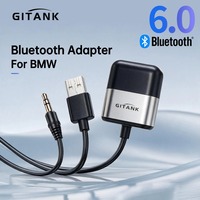 Adaptateur Bluetooth 6.0 GITANK pour BMW USB AUX iPod iPhone Interface musicale sans fil Récepteur de musique audio pour voiture