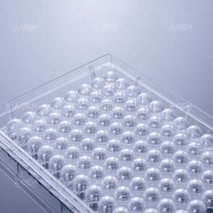 Micro-plaque de culture à 96 puits, fond en U transparent, traitée pour la culture cellulaire, consommable de laboratoire - Product Image 4