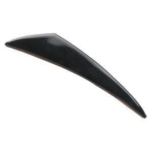 6pcs Universal de fibra de <span class=keywords><strong>carbono</strong></span> negro estilo de coche accesorios parachoques delantero del labio de Fin del divisor del Spoiler Canard Valence etiqueta engomada - Product Image 6