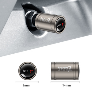 Tapas de vástago de válvula de neumático deportivo de aleación de aluminio pulido de ajuste Universal coloridas <span class=keywords><strong>para</strong></span> coches, camiones, motocicletas, bicicletas y triciclos - Product Image 2