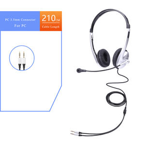 Call Center ชุดหูฟังตัดเสียงรบกวนพร้อมสาย <span class=keywords><strong>Plantronics</strong></span> ชุดหูฟังชุดหูฟังคอมพิวเตอร์ - Product Image 4