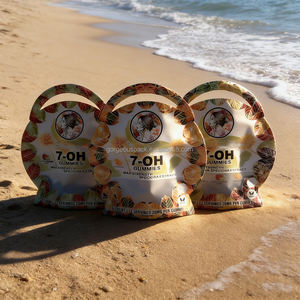 Sachets Mylar Doypack à fermeture zip thermoscellable 7g 14g 28g, découpés sur mesure de forme irrégulière, pour biscuits, bonbons, petits calis 3.5 - Product Image 6