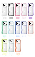 Coque de téléphone DYL 360 Protection intégrale transparente TPU+PC 3-en-1 antichoc style urbain pour iPhone 17/17 Air/Plus/Pro Max avec dragonne