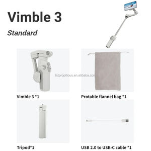 Estabilizador de Gimbal FeiyuTech <span class=keywords><strong>Vimble</strong></span> <span class=keywords><strong>3</strong></span> al por Mayor, Trípode para Teléfono para Palo de Selfie con Barra de Extensión para Vlog, Gimbal Feiyu Vimble3 - Product Image 5