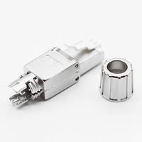 Cat6a RJ45 konektor kualitas tinggi 8P8C steker Toolless untuk FTP kabel Patch untuk aplikasi kabel Patch