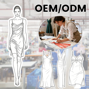 ชุดเดรสผู้หญิงแบบกำหนดเอง โรงงานรับผลิตแบบ OEM ODM ชุดเดรสสั่งทำพร้อมตัวเลือกสีผ้าและสไตล์ - Product Image 1