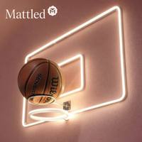 Letrero Luminoso LED de Neón con Diseño de Baloncesto |   Lámpara de Neón para Cuarto de Juegos de Niños, Gimnasio, Decoración de Pared para Cuarto de Hombre |   Regalos Personalizados al por Mayor con Dropshipping