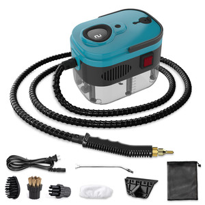เครื่องทำความสะอาดไอน้ำอเนกประสงค์ 1500W 1-1.4L แบบมือถือ ไฟฟ้า สำหรับใช้ในบ้าน แรงดันสูง พร้อมอุปกรณ์เสริม - Product Image 3