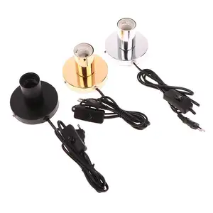 Wholesale Canada American standard USA lamp cords with rotary switch, E12 lamp socket, metal bracket