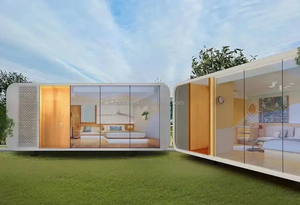 Casa Prefabricada Tipo Cabaña Apple en Venta, Bungalow Modular Personalizado, Casa Cápsula Espacial de Lujo para Jardín, Ideal para Airbnb/Tienda - Product Image 5