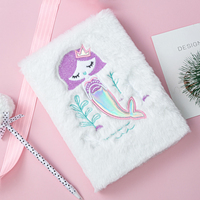 Diario esponjoso para niños, libreta de felpa con dibujos de animales y unicornios, regalo de promoción