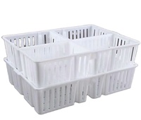 Cage de transport durable pour poulets, boîte de retournement en plastique pour poussins, caisse de livraison pour poules, filet de transport pour poulets de chair, panier de voyage pour coqs