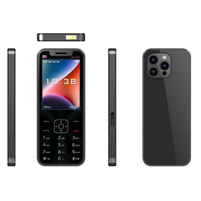 X11-E Keypad Mobile Phone 2.8inch GSM 2G 4 Sim Cards Big Screen Battery Long Standby Feature Phone With Camera FM