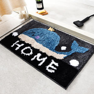 Sneaker a forma di coniglio di alta qualità a forma di coniglio di zucca moderno Tufted personaggio tappeto con Logo - Product Image 4