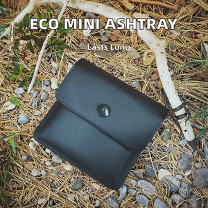 Impression personnalisée Vente en gros Cendrier de poche pour cigarette en PVC durable et écologique pour l'extérieur Mini pochette - Product Image 2