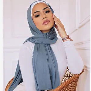 De gros hijabs châle-Hijabs-foulard en jersey de coton, châle hijab de qualité supérieure, états-unis, meilleur choix, prière preuim, vente en gros,