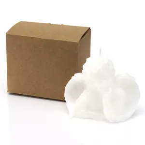 Cera de soja adorável em forma de anjo, velas perfumadas para decoração de casa