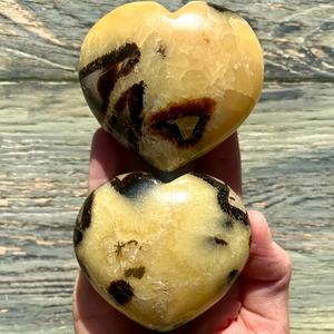 Vente en gros de cristal de septarium en forme de cœur, pierre naturelle polie pour la décoration intérieure unique et les cadeaux de vacances - Product Image 5