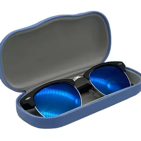 Eine einfache und modische box in wellenform für sonnenbrille, die anpassbar und im großhandel mit boxen für glas aus kunststoff erhältlich ist