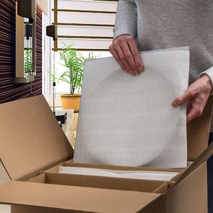 Fournitures de déménagement, 50 pochettes en mousse, fournitures d'emballage pour le déménagement et le stockage, pochettes en mousse pour l'emballage de vaisselle, <span class=keywords><strong>verres</strong></span>, tasses - Product Image 5
