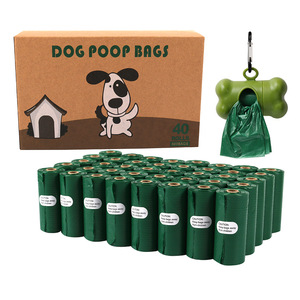 Version personnalisée extra-épaisse et anti-déchirure Boîte d'emballage extérieure personnalisée avec grand effet imperméable à l'eau Sacs de déchets pour animaux de compagnie pris en charge - Product Image 1