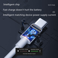 Câble de données USB-C de charge rapide de haute qualité original 1M 3FT pour iPhone Charge rapide Câble de données Android Type C pour Samsung